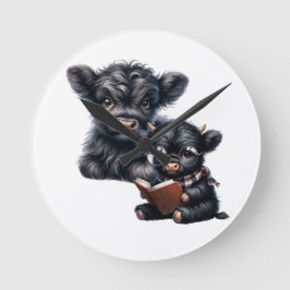 Smart Is The New Pretty Runde Wanduhr