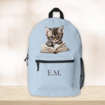 Smart Kitten mit Brille Personalisiert