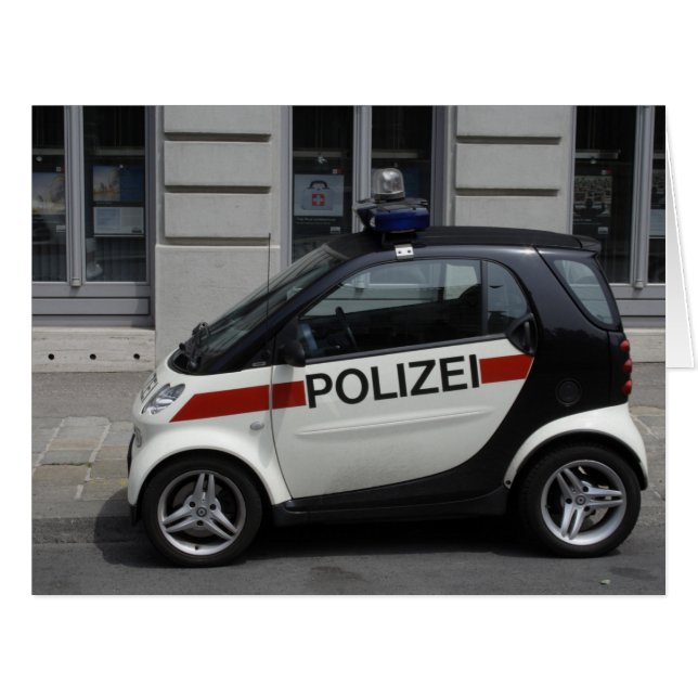Smart Polizei Auto (Vorderseite (Horizontal))