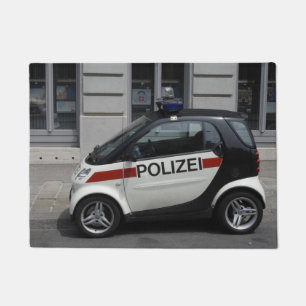 Smart Polizei Auto Fußmatte
