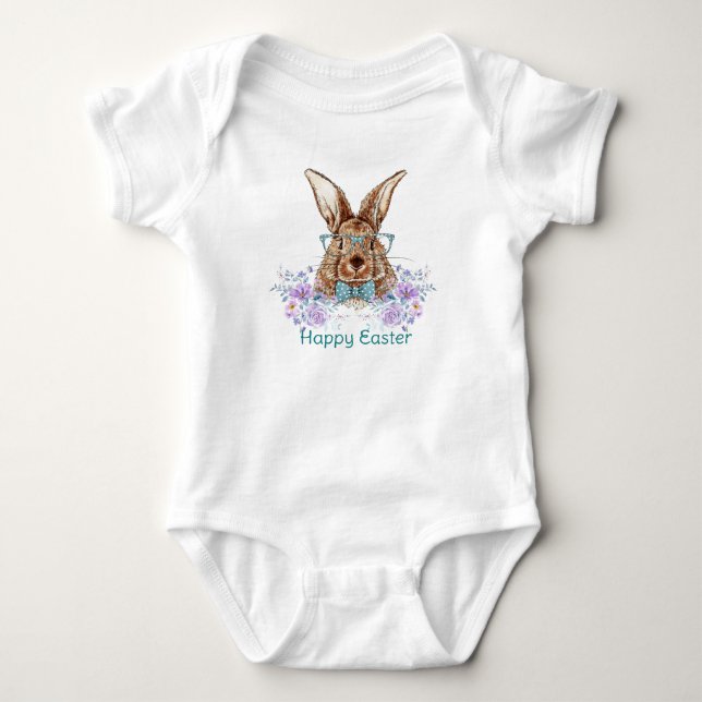 Smart Rabbit Custom Baby Jersey Bodysuit Strampler (Vorderseite)
