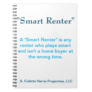 Smart Renter - Design 3 Notebook Notizblock