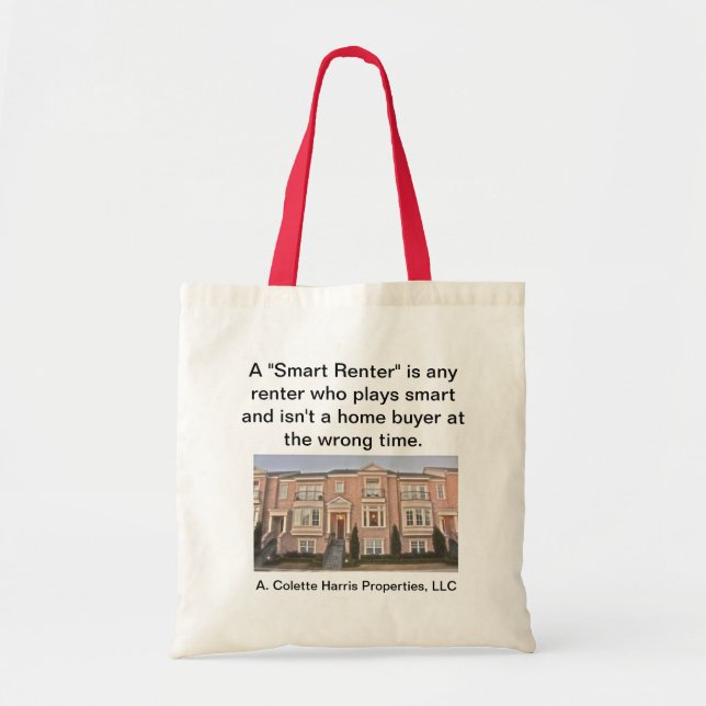 Smart Renter-Tasche - Design 3 Tragetasche (Vorne)