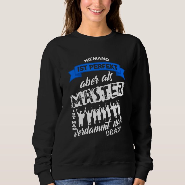 Smart Shoot Better Knowledge Right Athlete Student Sweatshirt (Vorderseite)