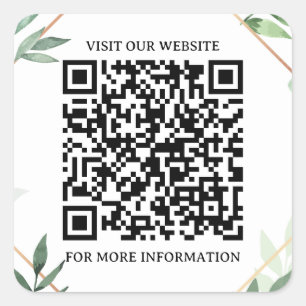 Smart Square: Business QR Code Aufkleber