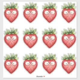 Smart Strawberry Aufkleber