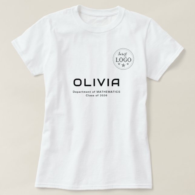 Smart Style Academic Tee with Informative Print (Design vorne)