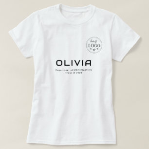 Smart Style Akademisches T-Shirt mit informativem 