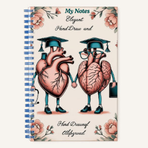 Smart & Sweet: Anatomie-Notizbuch Notizbuch