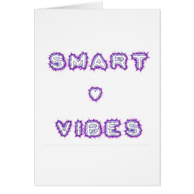 Smart Vibes Zitat Text Art Design (Vorne)