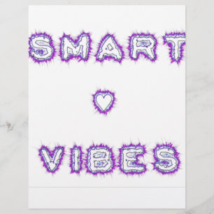 Smart Vibes Zitat Text Art Design