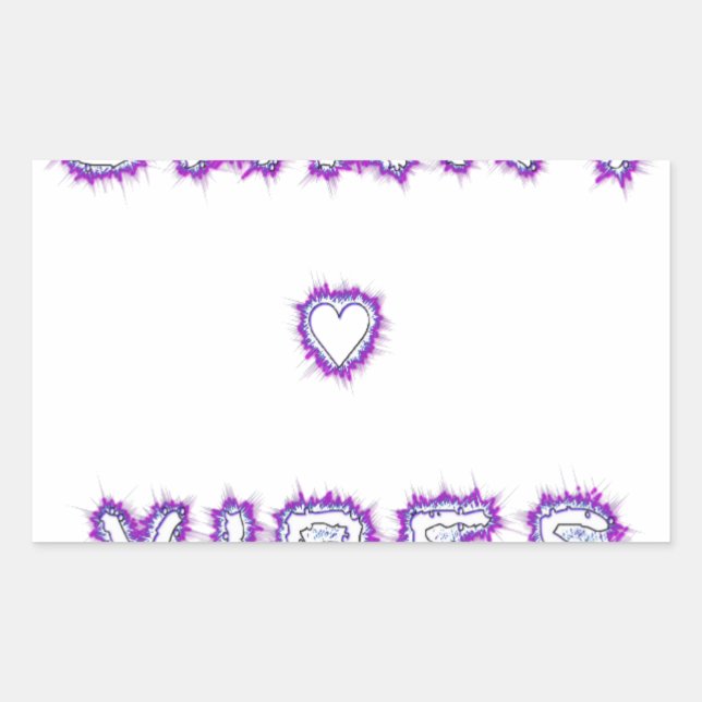 Smart Vibes Zitat Text Art Design Rechteckiger Aufkleber (Vorderseite)