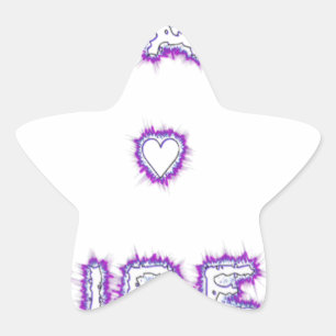 Smart Vibes Zitat Text Art Design Stern-Aufkleber