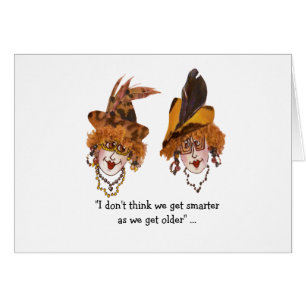 Smart Whimsical Ladys Card