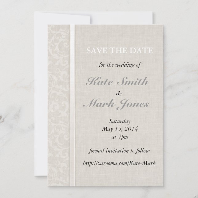 SmartElegance Natural Wedding Collection Save The Date (Vorderseite)