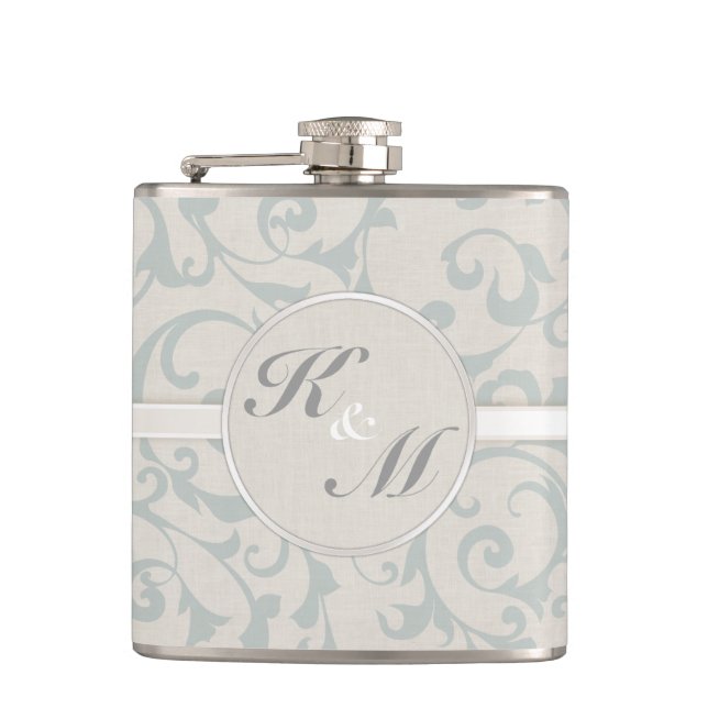 SmartElegance SeaSpray Wedding Collection Flachmann (Vorderseite)
