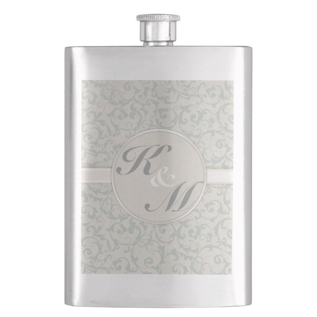 SmartElegance SeaSpray Wedding Collection Flachmann (Vorderseite)