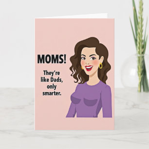 Smarter Moms Illustrationskarte Karte