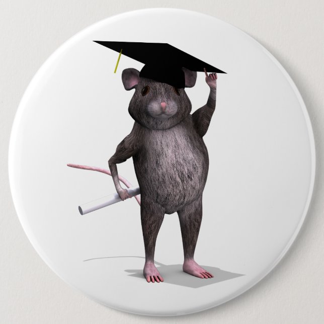 Smartest Rat in der Stadt Button (Vorderseite)