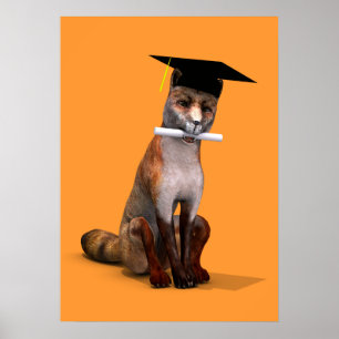 Smartester Fuchs von Campus Poster