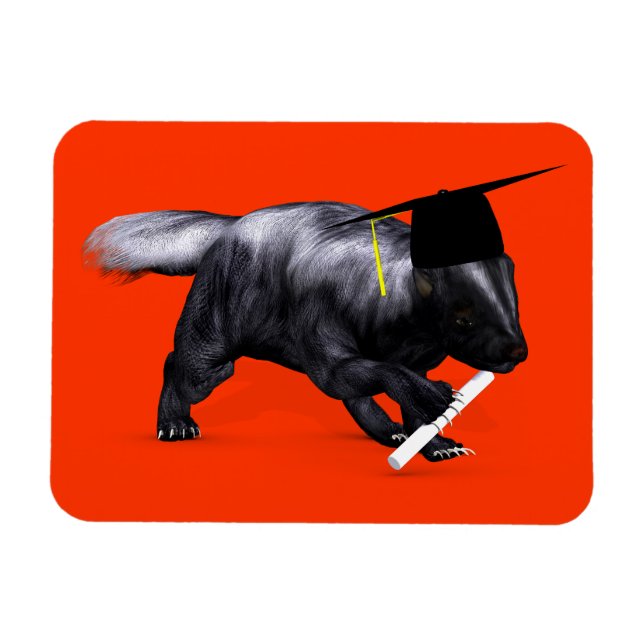 Smartestes Skunk von Campus Magnet (Horizontal)