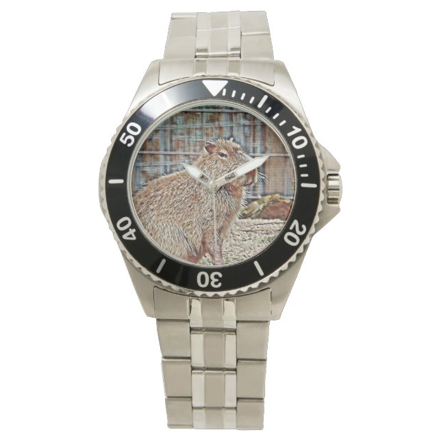 SmartMix Animal- Capybara Armbanduhr (Vorderseite)