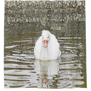 SmartMix Animal - Swan Duschvorhang