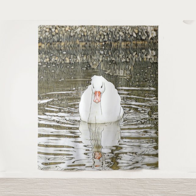 SmartMix Animal - Swan Wandteppich (Vorderseite)