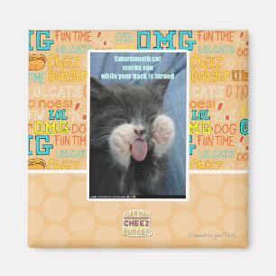 Smartmouth Katze Magnet