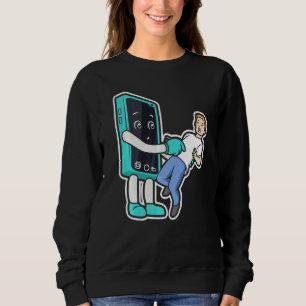 Smartphone Addiction Kleidung Smartphone Addiction Sweatshirt