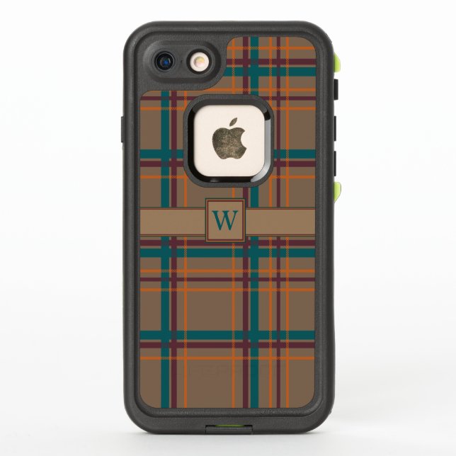 Smartphone-Case für Herbst-Chic mit Karierter Lebe (Rückseite)