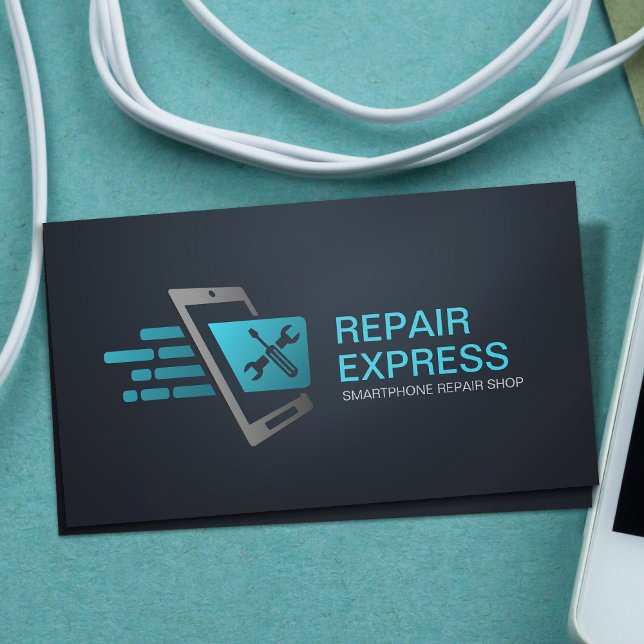 Smartphone Express-Reparatur Visitenkarte (Von Creator hochgeladen)