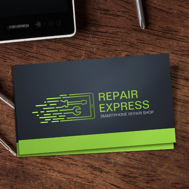 Smartphone Express-Reparatur Visitenkarte (Von Creator hochgeladen)