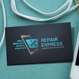 Smartphone Express-Reparatur Visitenkarte