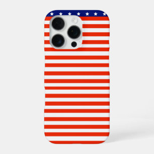 Smartphone-Hülle mit USA-Flagge iPhone 16 Pro Hülle