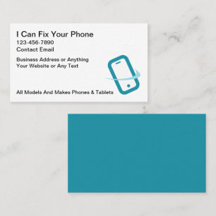 Smartphone Repair Services Business Cards Visitenkarte