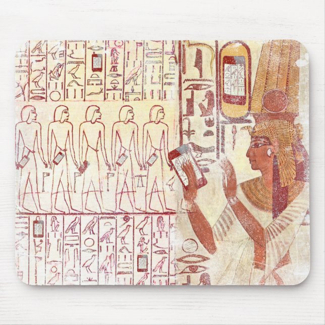 Smartphones aus dem alten Ägypten Mousepad (Vorne)