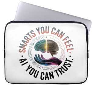 Smarts, die Sie fühlen können - AI Brain Futuristi Laptopschutzhülle