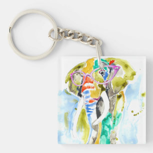 Smarty-Hosen Elefant Schlüsselanhänger