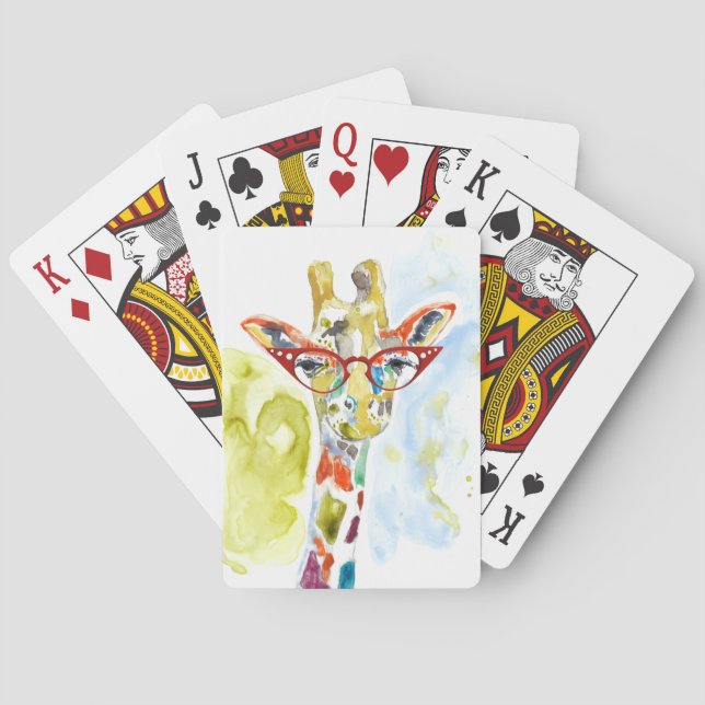 Smarty-Hosen Giraffe Spielkarten (Rückseite)