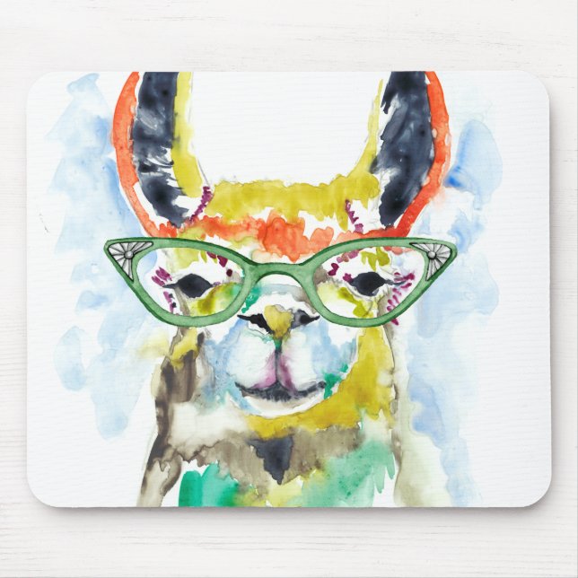 Smarty-Pants Llama Mousepad (Vorne)