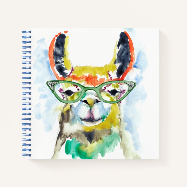 Smarty-Pants Llama Notizbuch (Vorderseite)