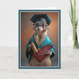 Smarty Pants Weasel Abschluss Card Dankeskarte
