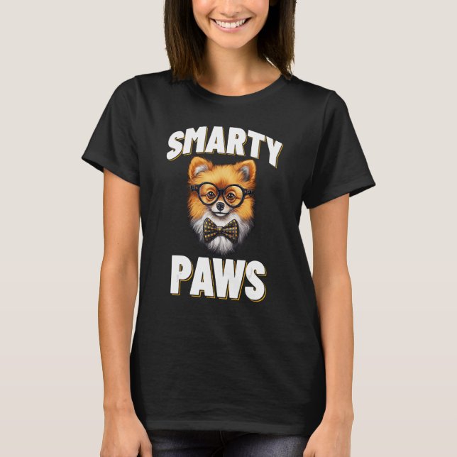 Smarty Paws Spitz T-Shirt (Vorderseite)