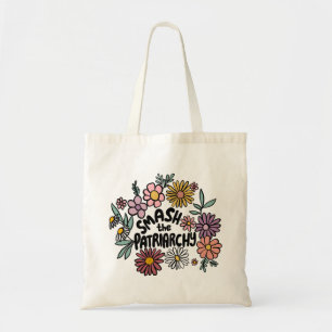SMASH die PATRIARCHY Niedliche Daisy Hand Gezeichn Tragetasche