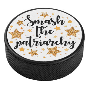 Smash Le Patriarcat ! Palet de hockey sur glace