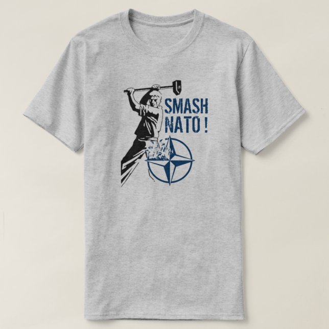 SMASH NATO ! T-Shirt (Design vorne)