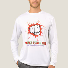Smash Punch Fist – Bold Strength Motivation Art Tri-Blend Shirt