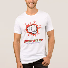 Smash Punch Fist – Kühne Stärken-Motivations-Kunst Tri-Blend Shirt