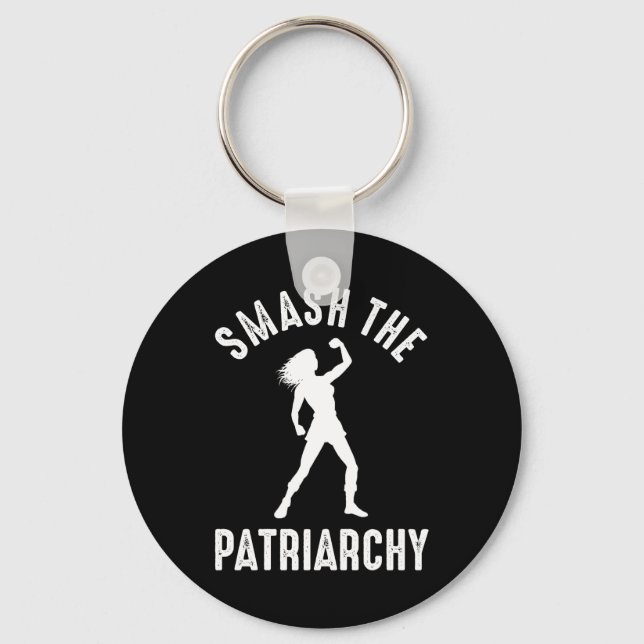 Smash The Patriarchy Schlüsselanhänger (Vorderseite)